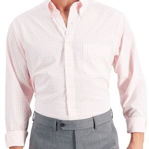 Club Room Men's Regular Fit Traveler Dress Shirt, Created for Macy's  Size 17.5